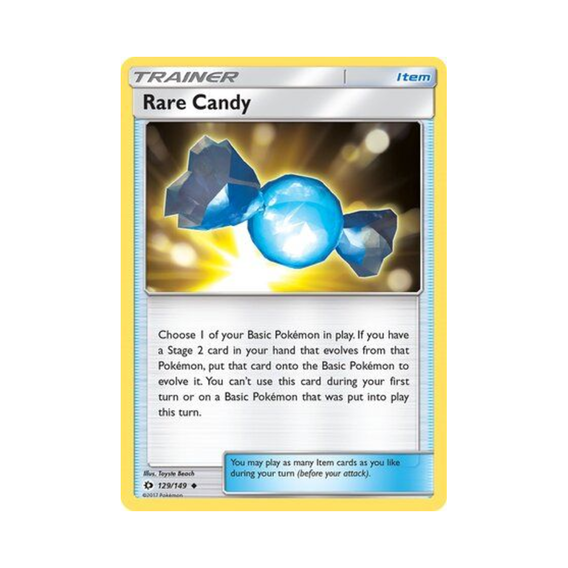포켓몬 TCG 이상한 사탕 U 썬 & 문 (영문판)(Pokemon TCG Rare Candy U Sun & Moon (English Ver.)) - 1