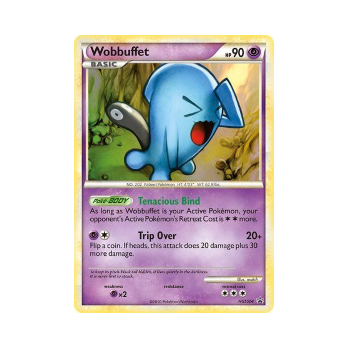 포켓몬 TCG 마자용 P 하트골드 & 소울실버 프로모카드 (영문판)(Pokemon TCG Wobbuffet P HeartGold & SoulSilver Promos (English Ver.)) - 1