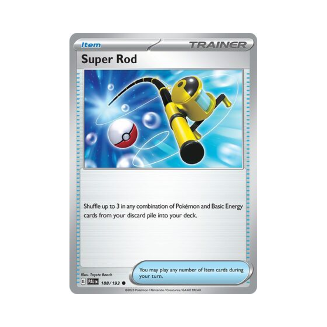 포켓몬 TCG 대단한낚싯대 C 팔데아 이볼브드 (영문판)(Pokemon TCG Super Rod C Paldea Evolved (English Ver.))