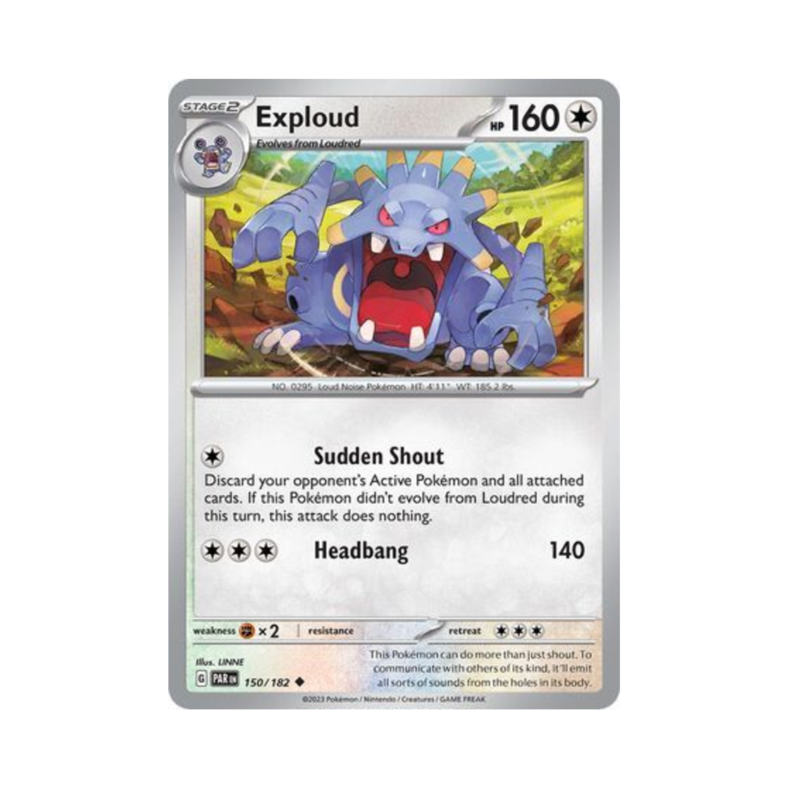 포켓몬 TCG 폭음룡 U 파라독스 리프트 (영문판)(Pokemon TCG Exploud U Paradox Rift (English Ver.)) - 1