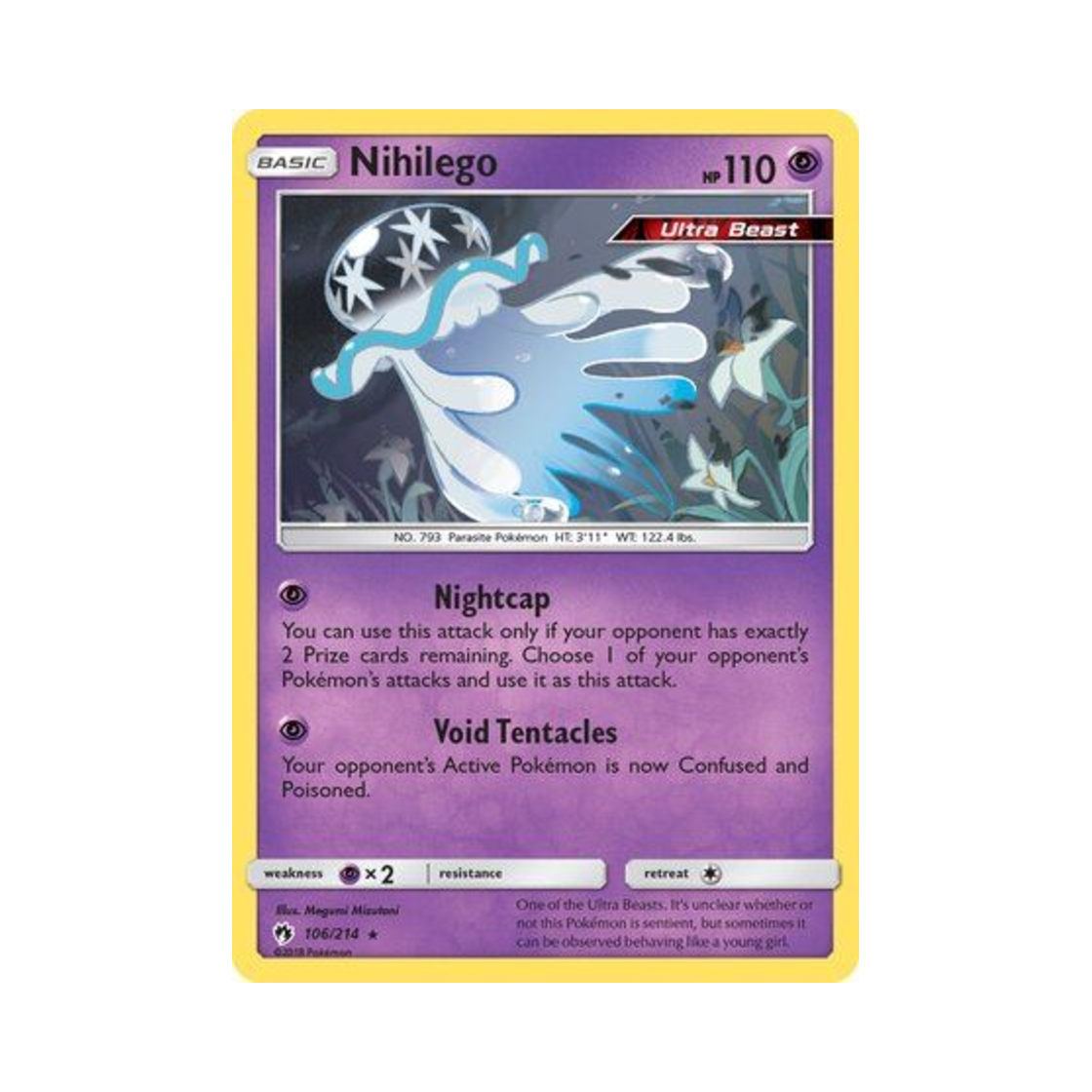 포켓몬 TCG 텅비드 RH 로스트 썬더 (영문판)(Pokemon TCG Nihilego RH Lost Thunder (English Ver.)) - 1