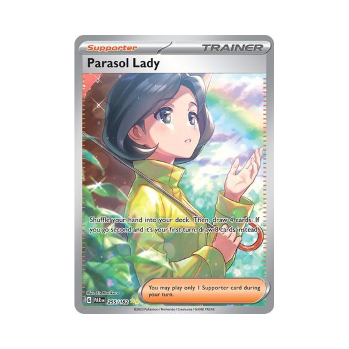 포켓몬 TCG 파라솔 아가씨 SIR 파라독스 리프트 (영문판)(Pokemon TCG Parasol Lady SIR Paradox Rift (English Ver.)) - 1