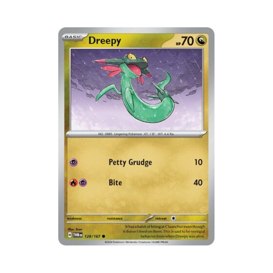 포켓몬 TCG 드라꼰 C 트와일라잇 마스커레이드 (영문판)(Pokemon TCG Dreepy C Twilight Masquerade (English Ver.)) - 1