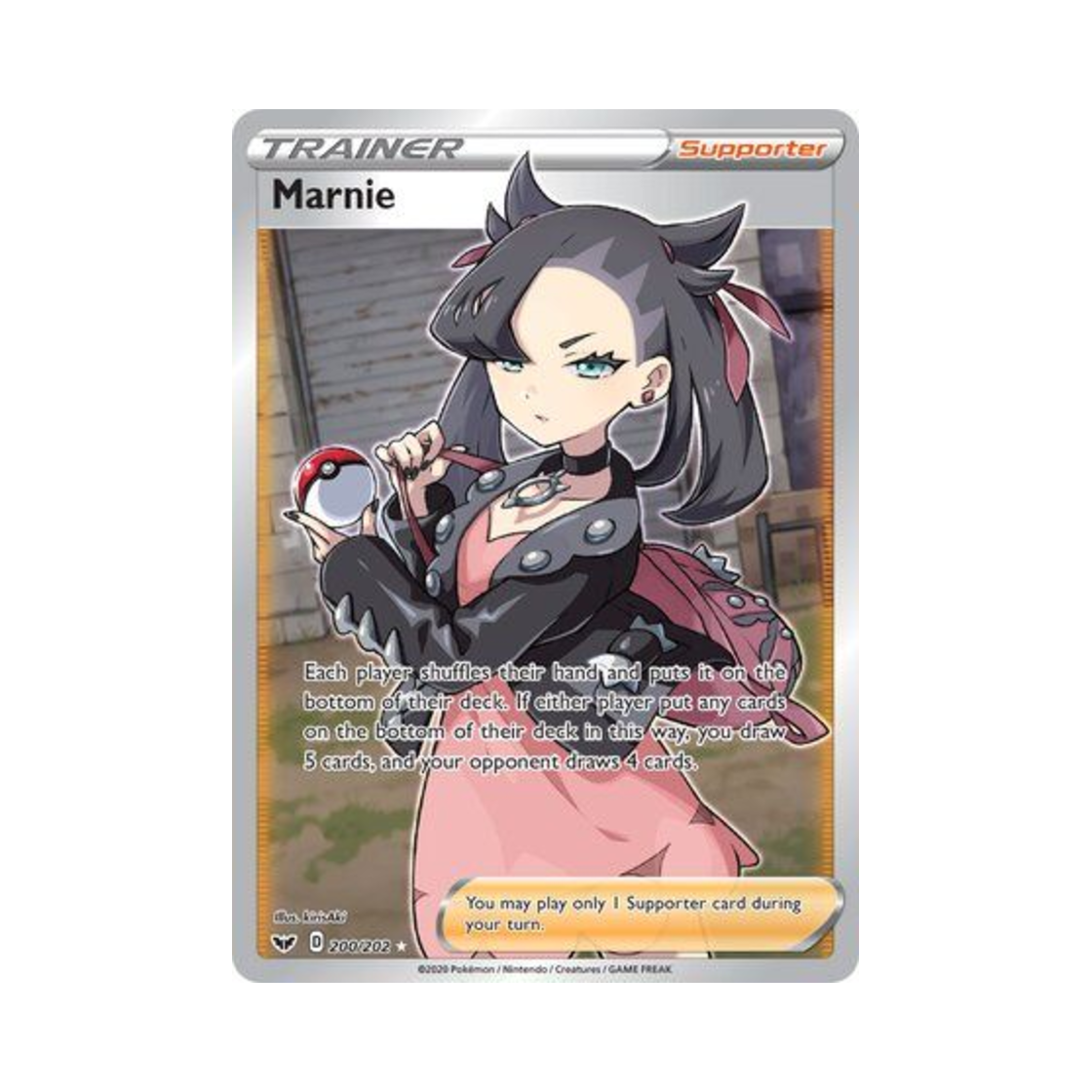 SSH200/202 Pokemon TCG Marnie RU Sword & Shield (English Ver.)