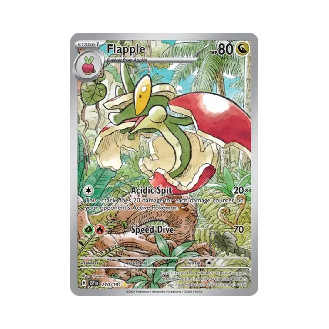 포켓몬 TCG 애프룡 IR 서징 스파크 (영문판)(Pokemon TCG Flapple IR Surging Sparks (English Ver.)) - 1