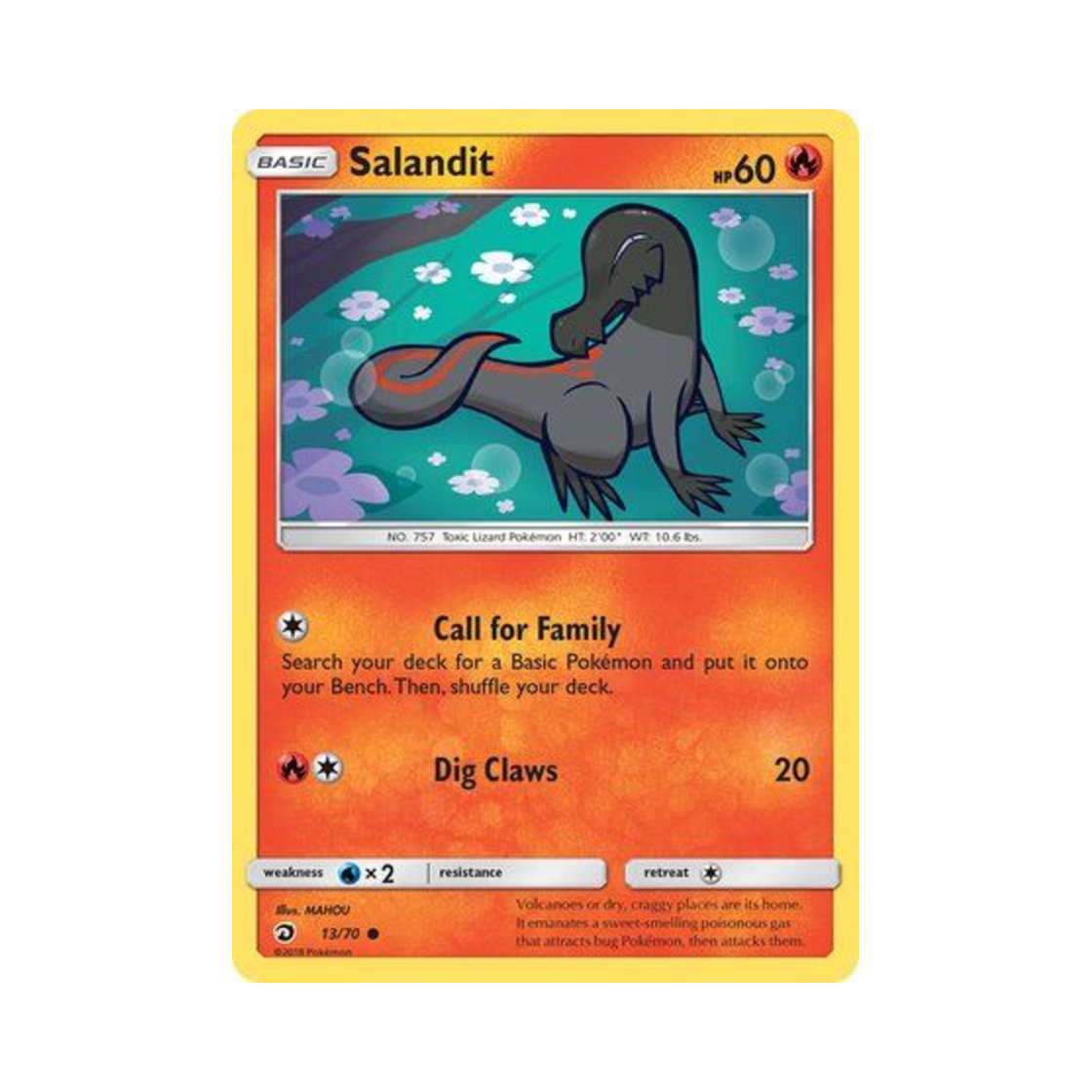 포켓몬 TCG 야도뇽 C 드래곤 마제스티 (영문판)(Pokemon TCG Salandit C Dragon Majesty (English Ver.)) - 1