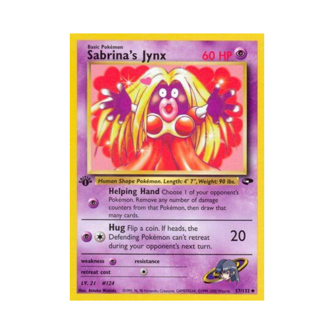 포켓몬 TCG 초련의 루주라 U 짐 첼린지 (영문판)(Pokemon TCG Sabrina's Jynx U Gym Challenge (English Ver.)) - 1
