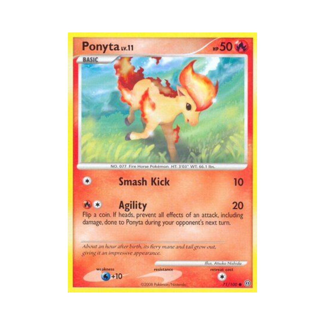 포켓몬 TCG 포니타 C 스톰프론트 (영문판)(Pokemon TCG Ponyta C Stormfront (English Ver.)) - 1
