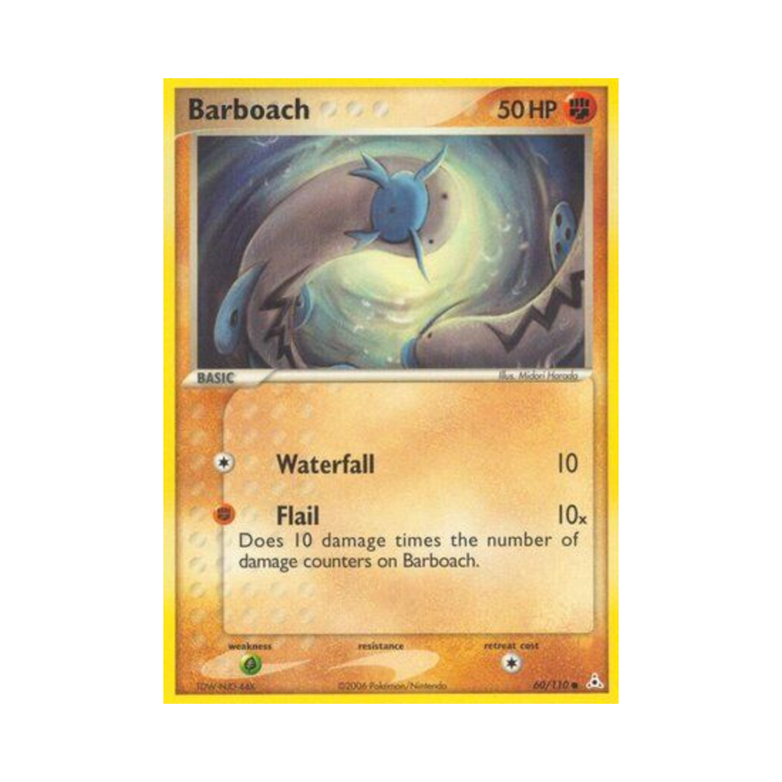 포켓몬 TCG 미꾸리 C EX 홀론 팬텀 (영문판)(Pokemon TCG Barboach C EX Holon Phantoms (English Ver.)) - 1