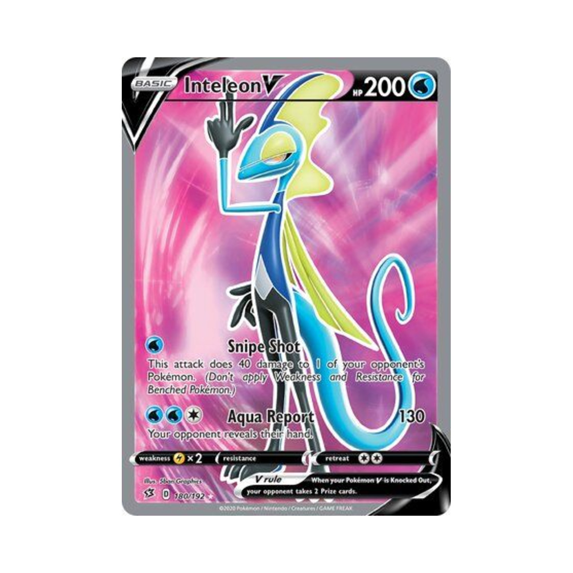 포켓몬 TCG 인텔리레온 V RU 레벌 크래시 (영문판)(Pokemon TCG Inteleon V RU Rebel Clash (English Ver.))