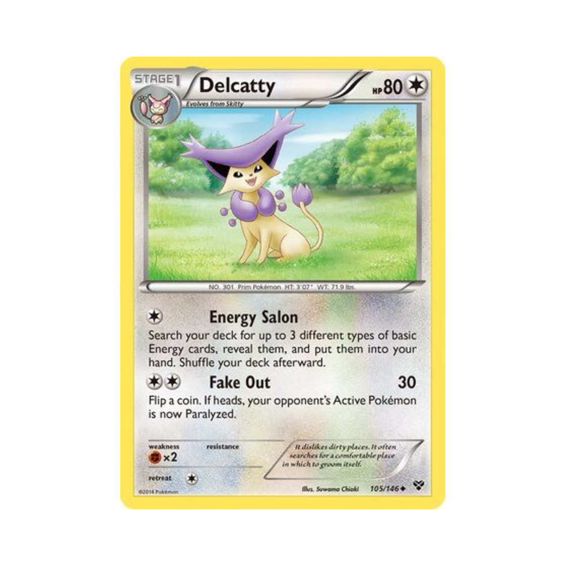 포켓몬 TCG 델케티 U XY (영문판)(Pokemon TCG Delcatty U XY (English Ver.)) - 1