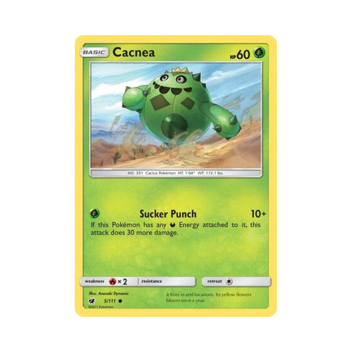 포켓몬 TCG 선인왕 C 크림슨 인베이전 (영문판)(Pokemon TCG Cacnea C Crimson Invasion (English Ver.)) - 1