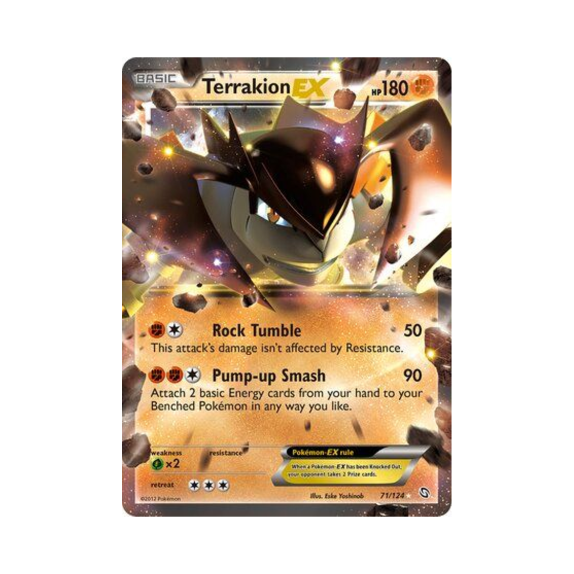 포켓몬 TCG 테라키온 ex RHE 드래곤즈 엑잘티드 (영문판)(Pokemon TCG Terrakion ex RHE Dragons Exalted (English Ver.)) - 1