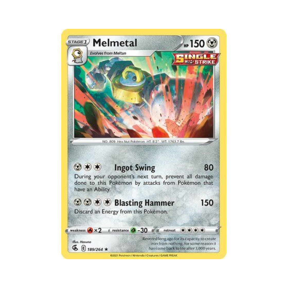 포켓몬 TCG 멜메탈 RH 퓨전 스트라이크 (영문판)(Pokemon TCG Melmetal RH Fusion Strike (English Ver.)) - 1