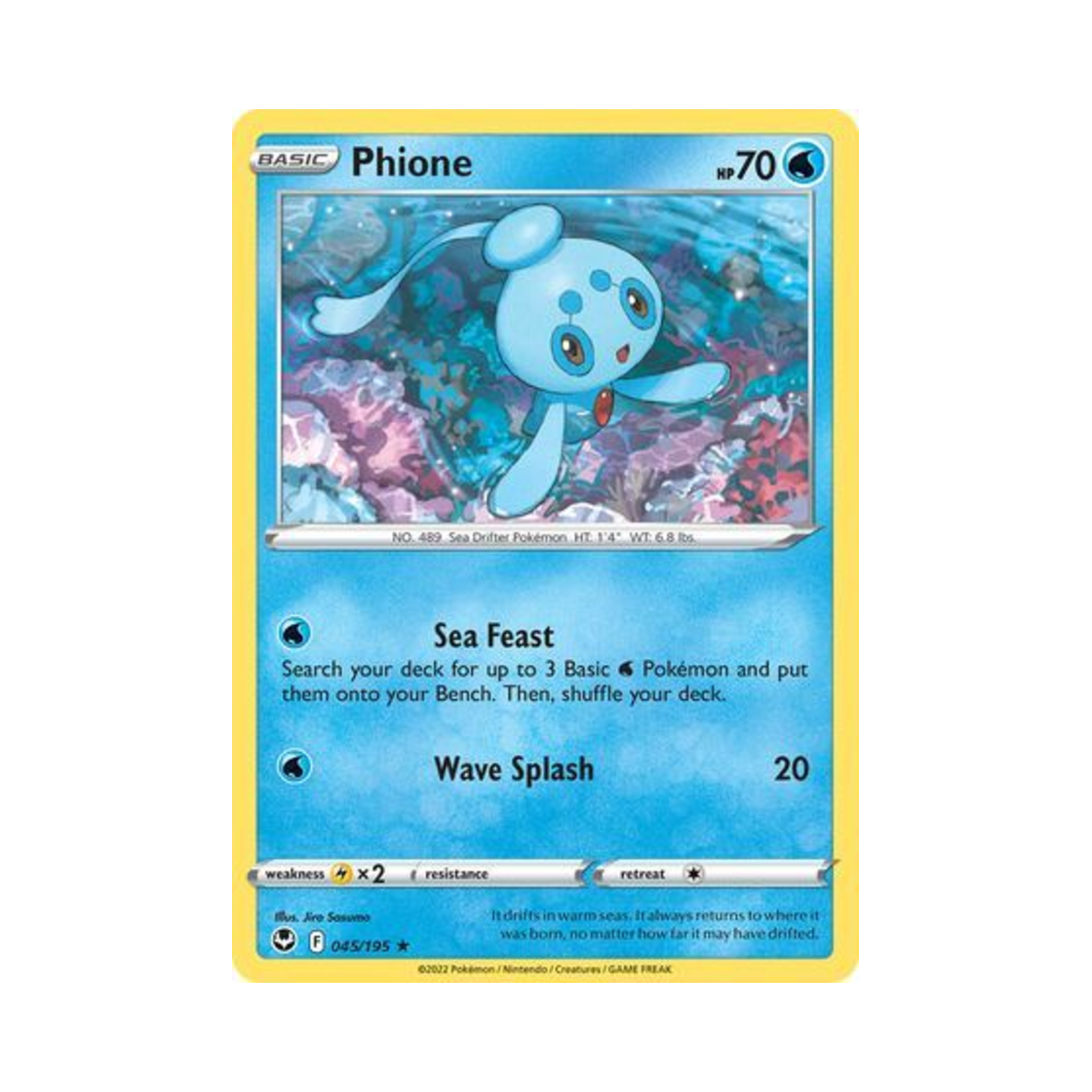 포켓몬 TCG 피오네 R 실버 템페스트 (영문판)(Pokemon TCG Phione R Silver Tempest (English Ver.)) - 1