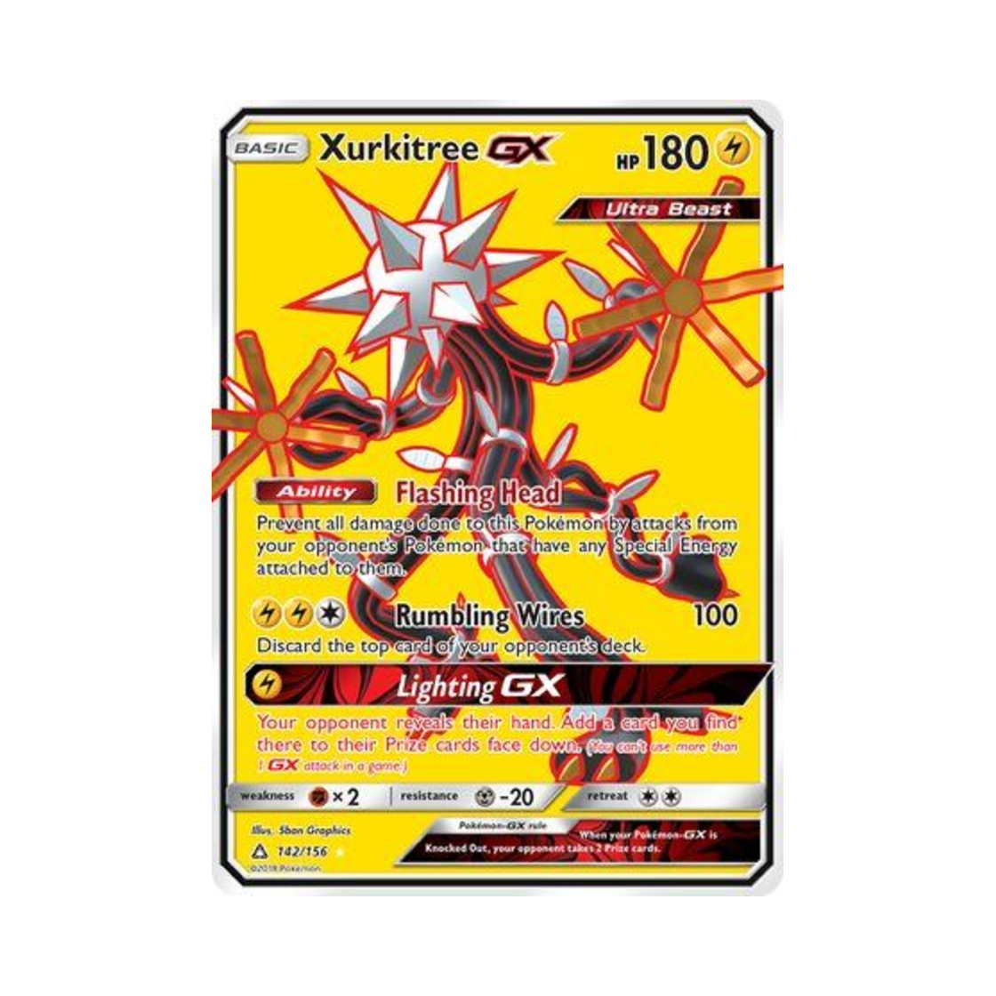 포켓몬 TCG 전수목 GX RU 울트라 프리즘 (영문판)(Pokemon TCG Xurkitree GX RU Ultra Prism (English Ver.)) - 1