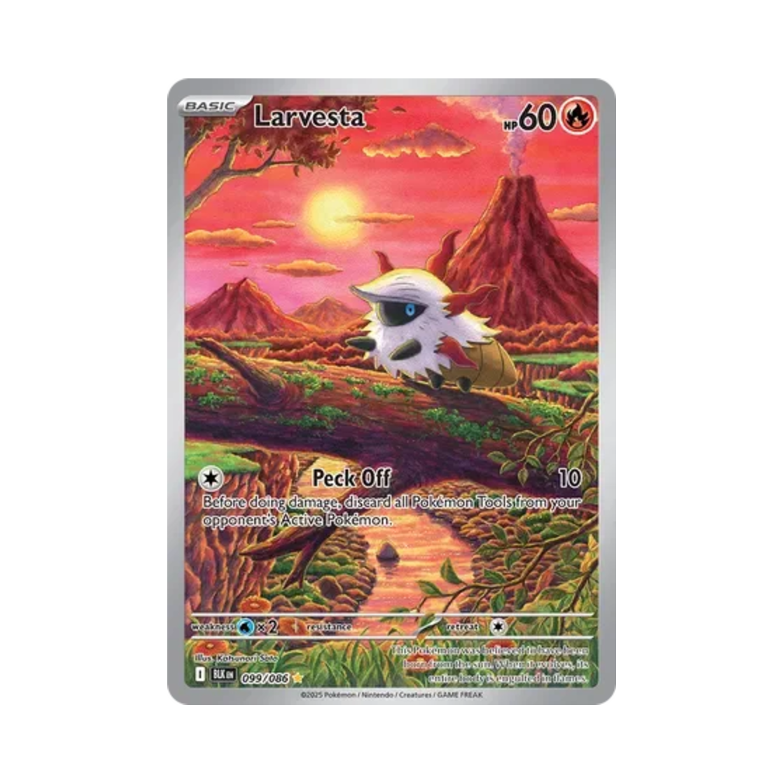 포켓몬 TCG 활화르바 IR 블랙볼트 (영문판)(Pokemon TCG Larvesta IR Black Bolt (English Ver.)) - 1
