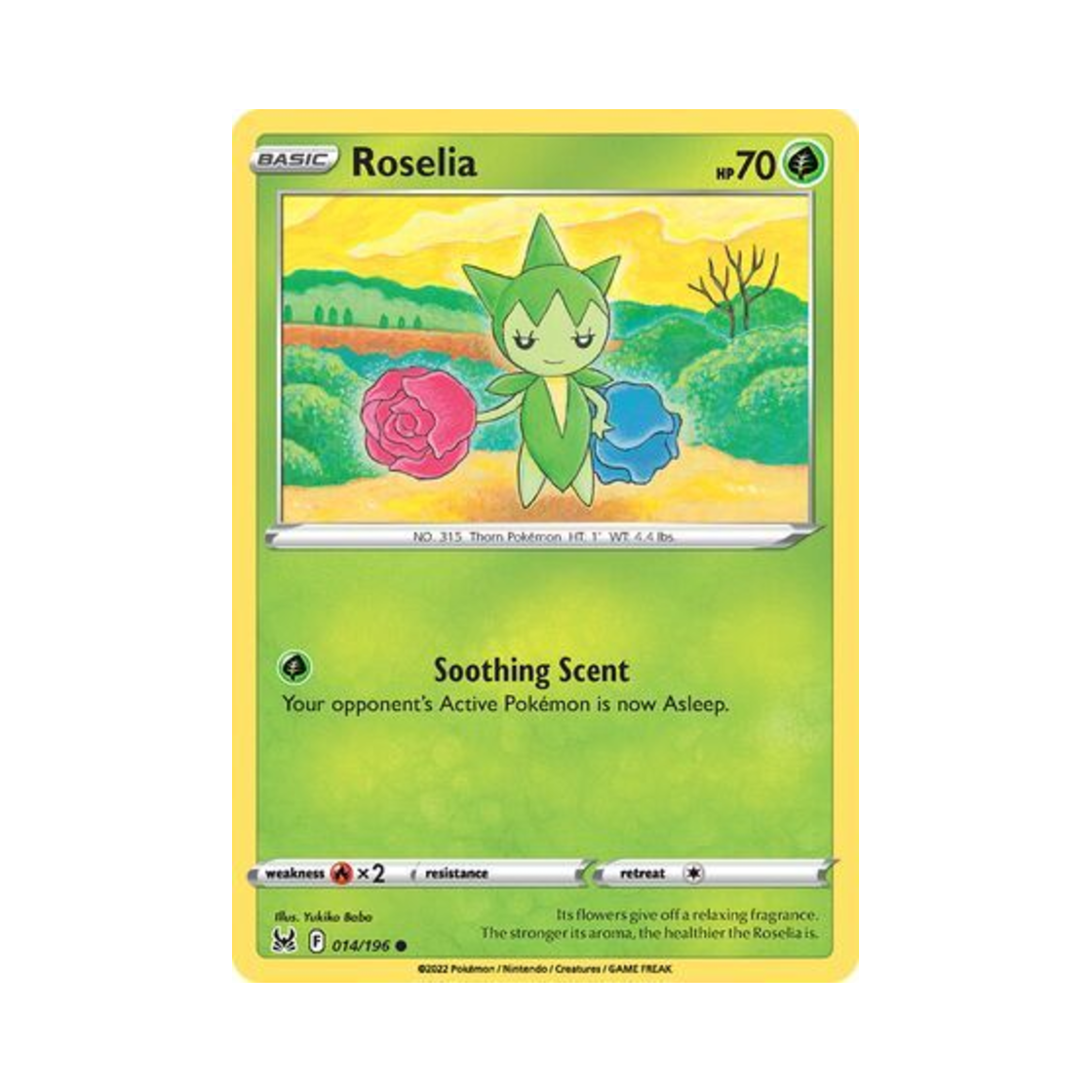 포켓몬 TCG 로젤리아 C 로스트 오리진 (영문판)(Pokemon TCG Roselia C Lost Origin (English Ver.)) - 1