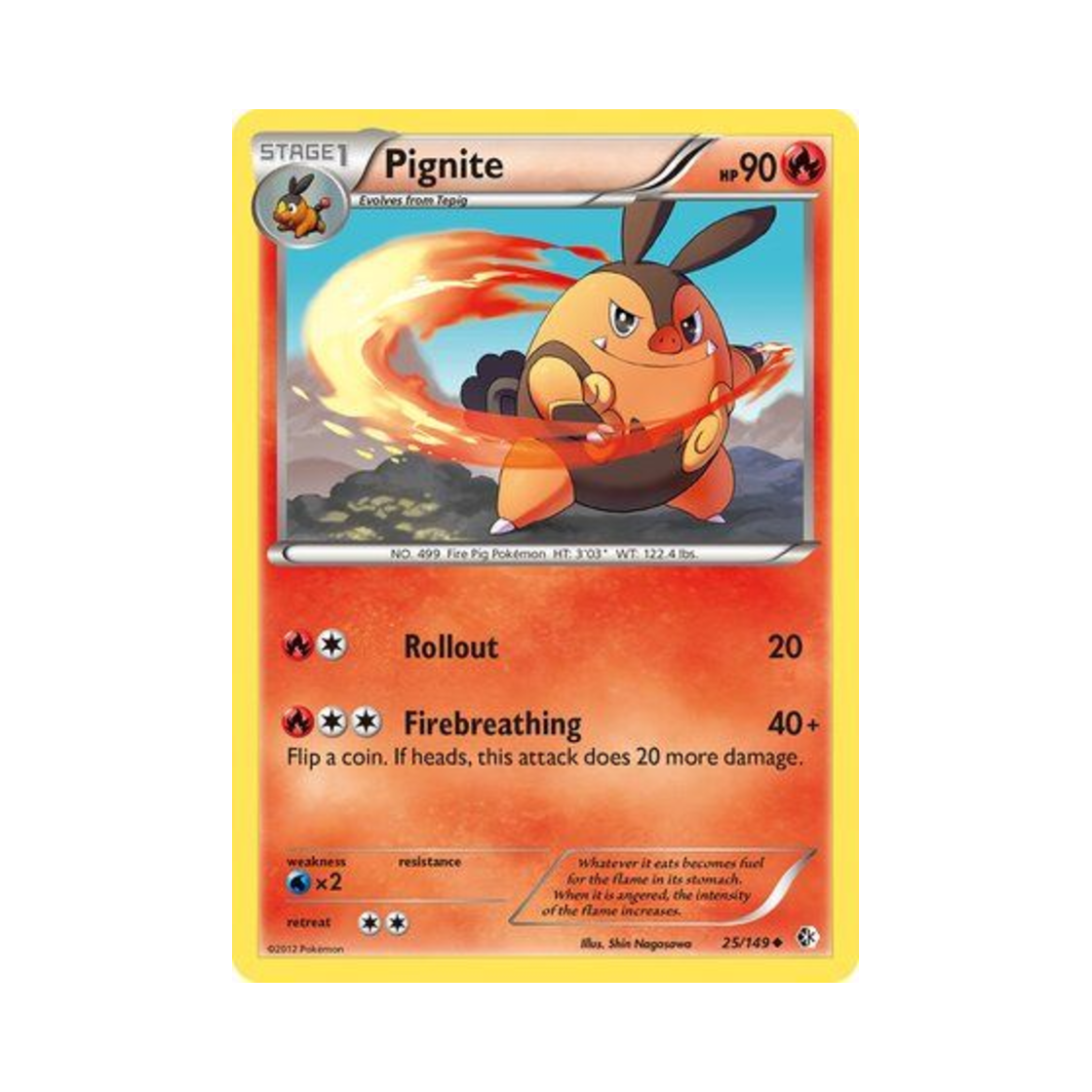 포켓몬 TCG 챠오꿀 U 바운더리스 크로스드 (영문판)(Pokemon TCG Pignite U Boundaries Crossed (English Ver.))