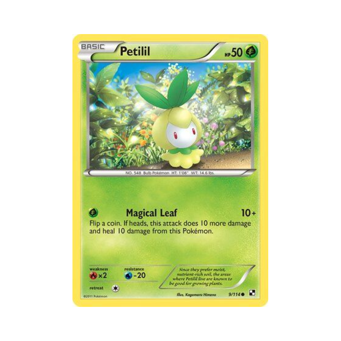 포켓몬 TCG 치릴리 C 블랙 & 화이트 (영문판)(Pokemon TCG Petilil C Black & White (English Ver.)) - 1