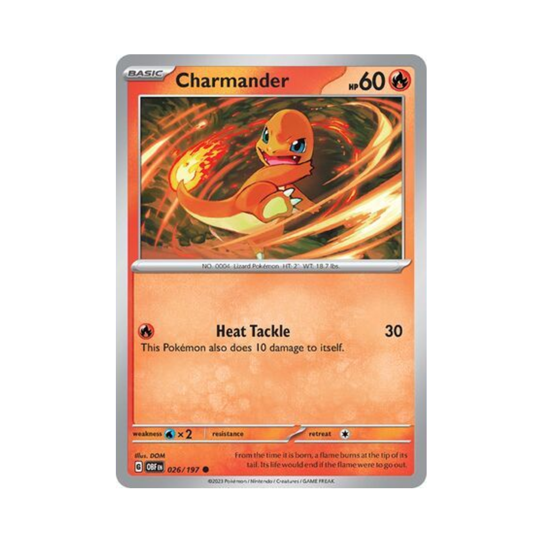 포켓몬 TCG 파이리 C 옵시디언 플레임즈 (영문판)(Pokemon TCG Charmander C Obsidian Flames (English Ver.)) - 1