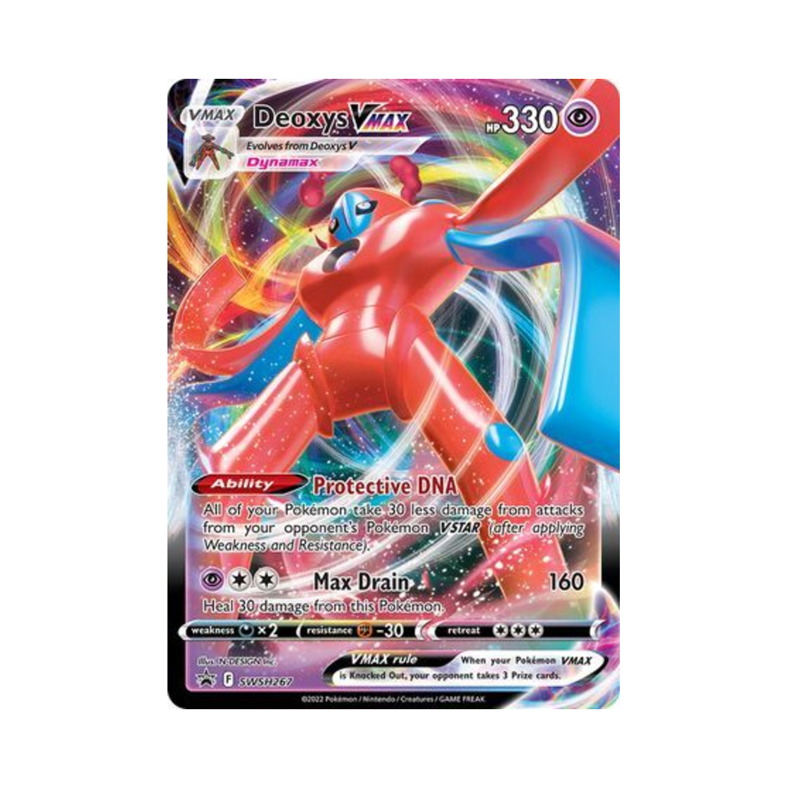 포켓몬 TCG 테오키스 VMAX P 소드 & 실드 프로모카드 (영문판)(Pokemon TCG Deoxys VMAX P Sword & Shield Promos (English Ver.)) - 1