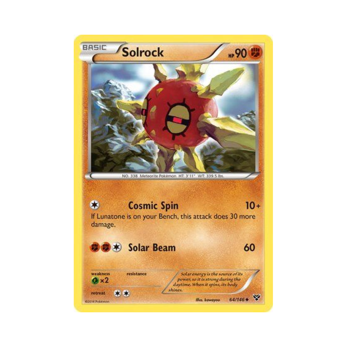 포켓몬 TCG 솔록 U XY (영문판)(Pokemon TCG Solrock U XY (English Ver.))