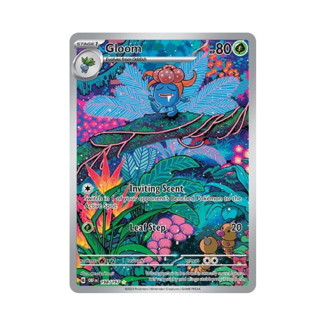 포켓몬 TCG 냄새꼬 IR 옵시디언 플레임즈 (영문판)(Pokemon TCG Gloom IR Obsidian Flames (English Ver.))