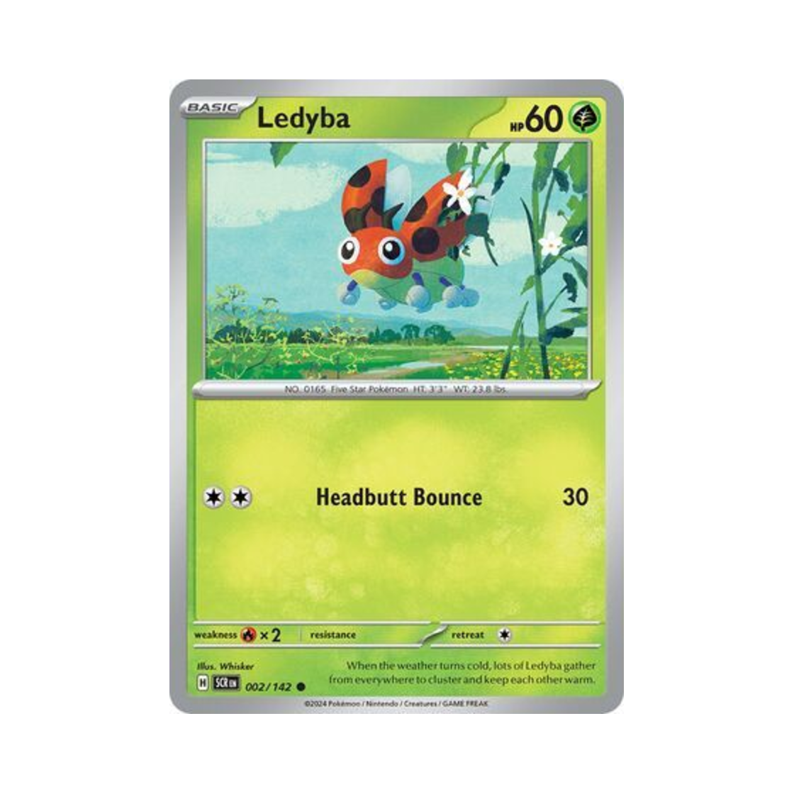 포켓몬 TCG 레디바 C 스텔라 크라운 (영문판)(Pokemon TCG Ledyba C Stellar Crown (English Ver.)) - 1