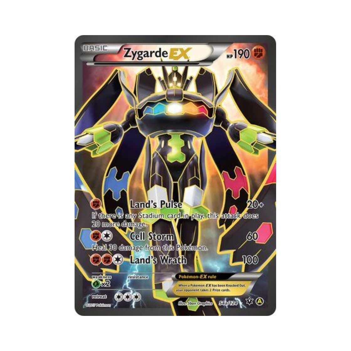 포켓몬 TCG 지가르데 ex RU 옐로우 A 얼터네이트 (영문판)(Pokemon TCG Zygarde ex RU Yellow A Alternate (English Ver.)) - 1