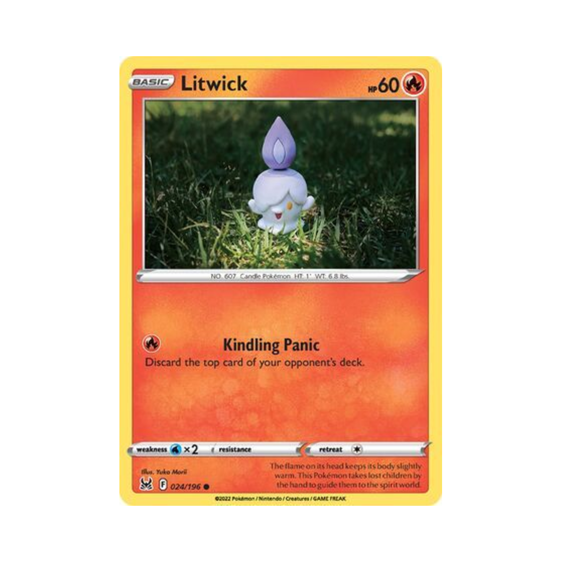 포켓몬 TCG 불켜미 C 로스트 오리진 (영문판)(Pokemon TCG Litwick C Lost Origin (English Ver.)) - 1
