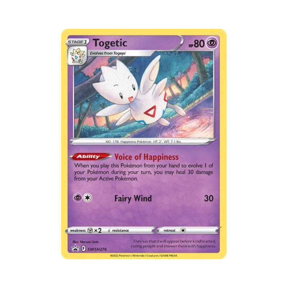 포켓몬 TCG 토게틱 P 소드 & 실드 프로모카드 (영문판)(Pokemon TCG Togetic P Sword & Shield Promos (English Ver.)) - 1