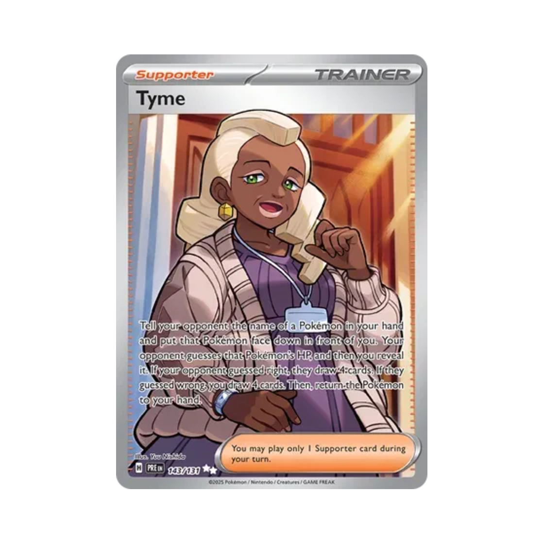 포켓몬 TCG 타임 UR 프리즈매틱 에볼루션즈 (영문판)(Pokemon TCG Tyme UR Prismatic Evolutions (English Ver.)) - 1
