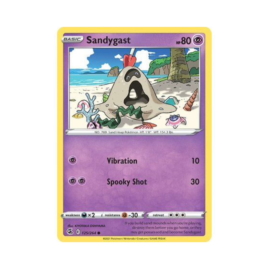 포켓몬 TCG 모래꿍 C 퓨전 스트라이크 (영문판)(Pokemon TCG Sandygast C Fusion Strike (English Ver.)) - 1