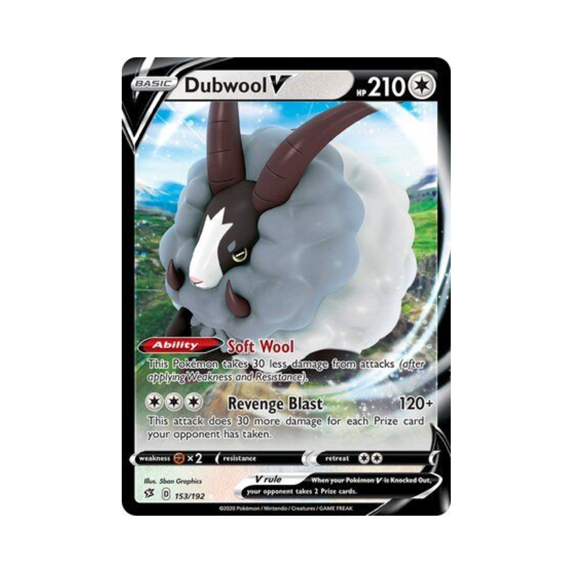 포켓몬 TCG 배우르 V HRV 레벌 크래시 (영문판)(Pokemon TCG Dubwool V HRV Rebel Clash (English Ver.)) - 1
