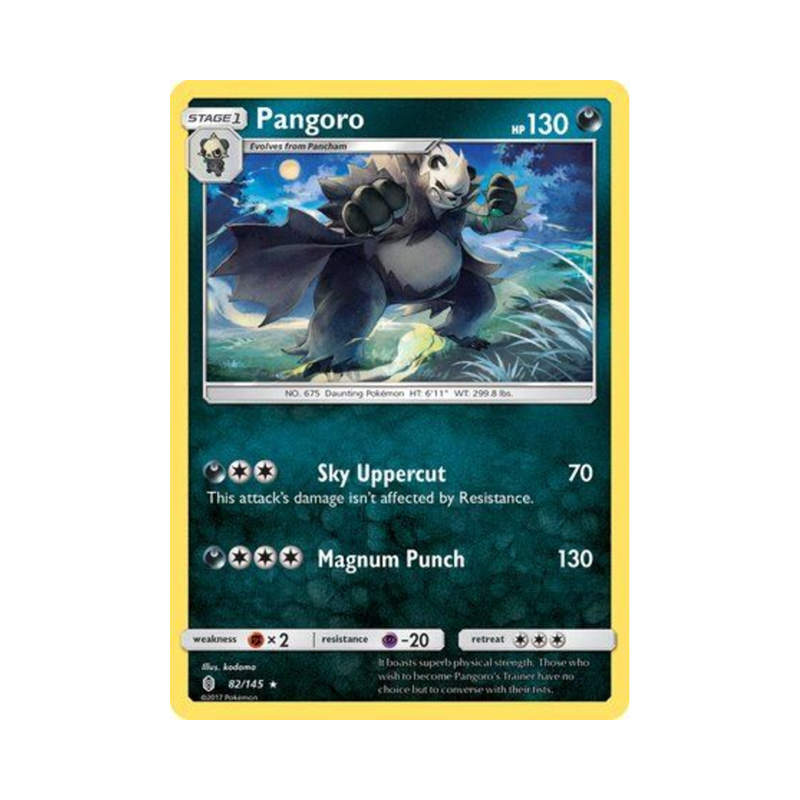포켓몬 TCG 부란다 R 가디언스 라이징 (영문판)(Pokemon TCG Pangoro R Guardians Rising (English Ver.)) - 1