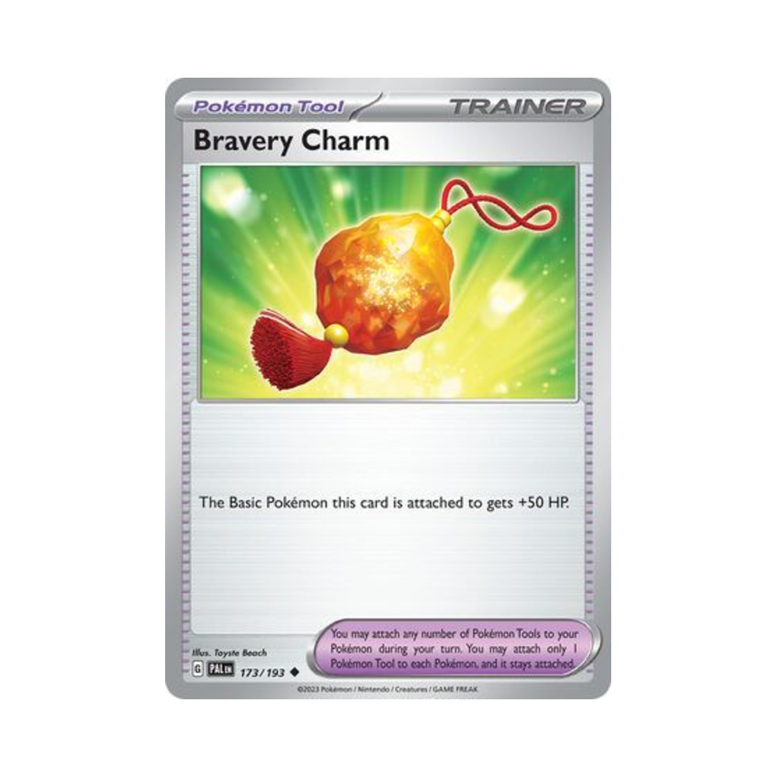포켓몬 TCG 용기의 부적 U 팔데아 이볼브드 (영문판)(Pokemon TCG Bravery Charm U Paldea Evolved (English Ver.)) - 1