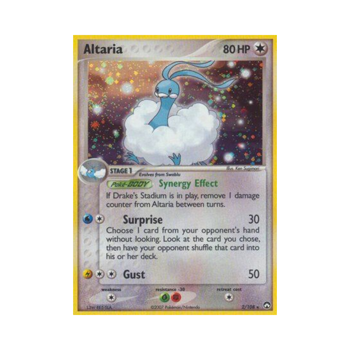 포켓몬 TCG 파비코리 RH EX 파워 키퍼스(영문판)(Pokemon TCG Altaria RH EX Power Keepers (English Ver.))