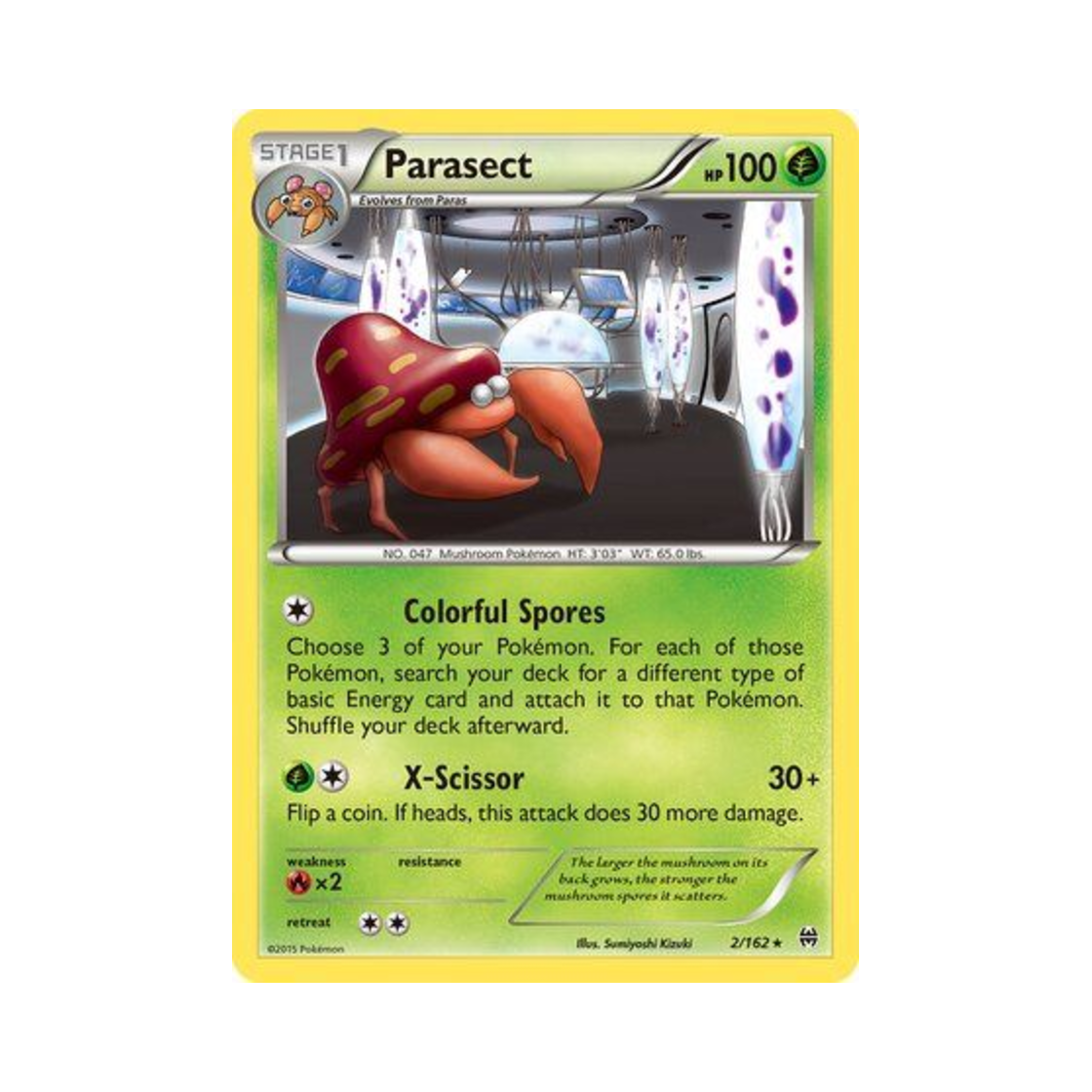 포켓몬 TCG 파라섹트 R 브레이크스루 (영문판)(Pokemon TCG Parasect R BREAKthrough (English Ver.))