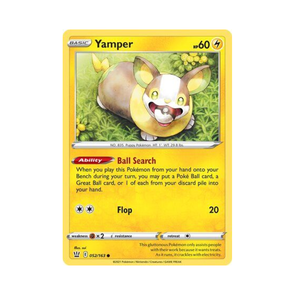 포켓몬 TCG 멍파치 C 배틀 스타일즈 (영문판)(Pokemon TCG Yamper C Battle Styles (English Ver.)) - 1