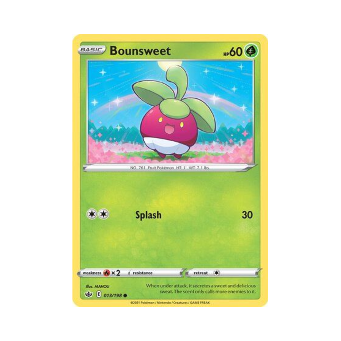 포켓몬 TCG 달콤아 C 칠링 레인 (영문판)(Pokemon TCG Bounsweet C Chilling Reign (English Ver.)) - 1