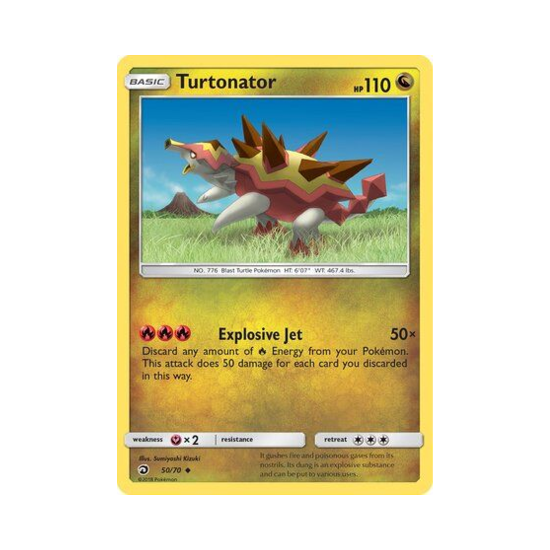 포켓몬 TCG 폭거북스 U 드래곤 마제스티 (영문판)(Pokemon TCG Turtonator U Dragon Majesty (English Ver.))