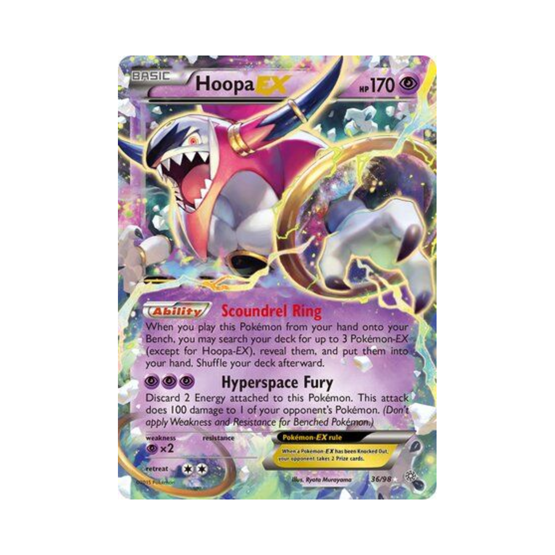 포켓몬 TCG 후파 EX RHE 에인션트 오리진스 (영문판)(Pokemon TCG Hoopa EX RHE Ancient Origins (English Ver.))