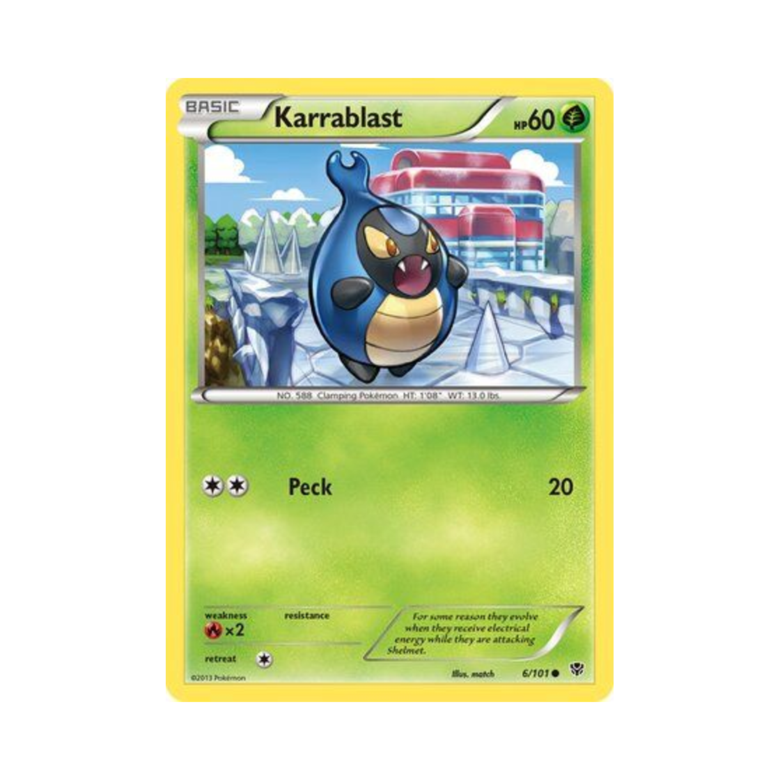 포켓몬 TCG 딱정곤 C 플라스마 블라스트 (영문판)(Pokemon TCG Karrablast C Plasma Blast (English Ver.)) - 1