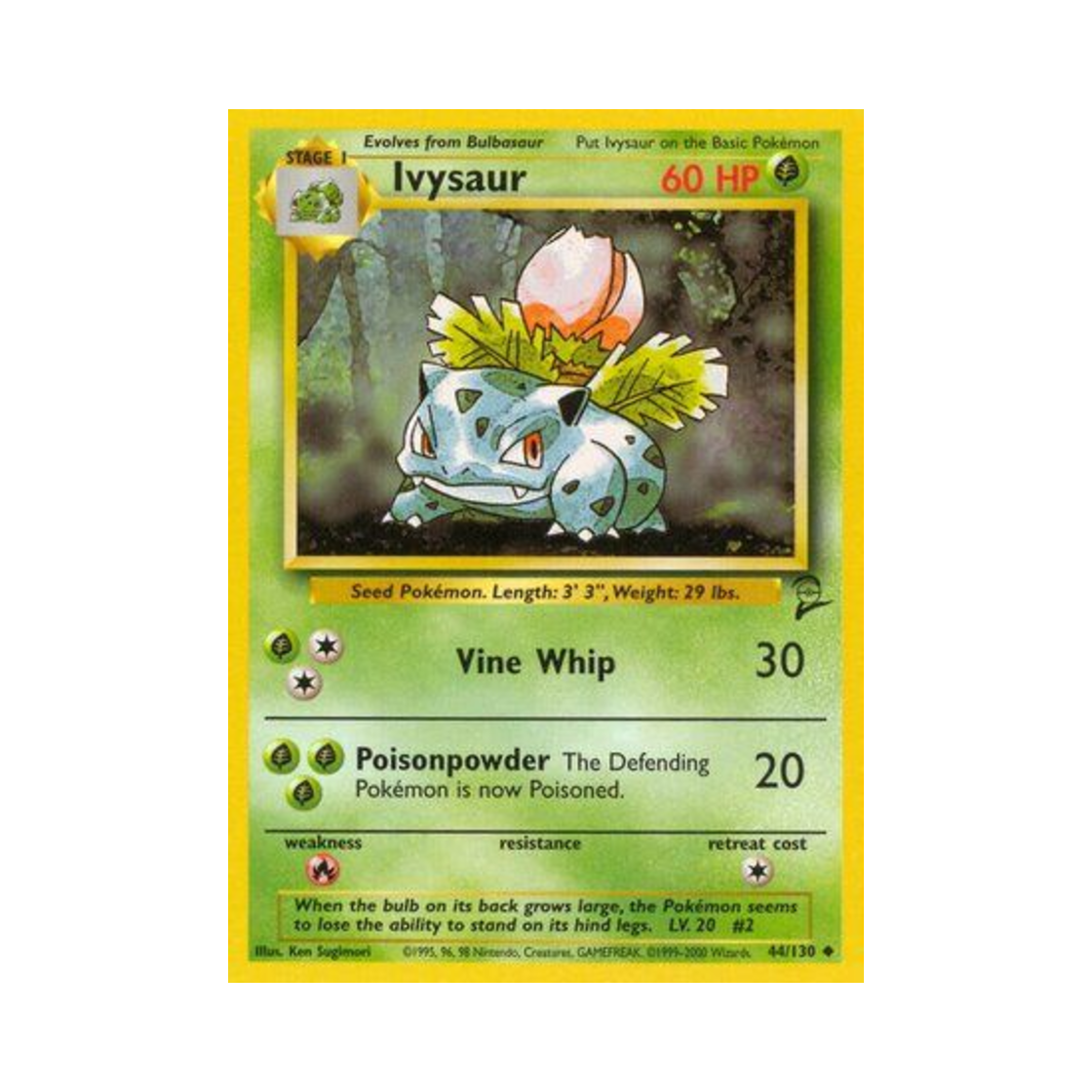 포켓몬 TCG 이상해풀 U 베이스 세트 2 (영문판)(Pokemon TCG Ivysaur U Base Set 2 (English Ver.)) - 1