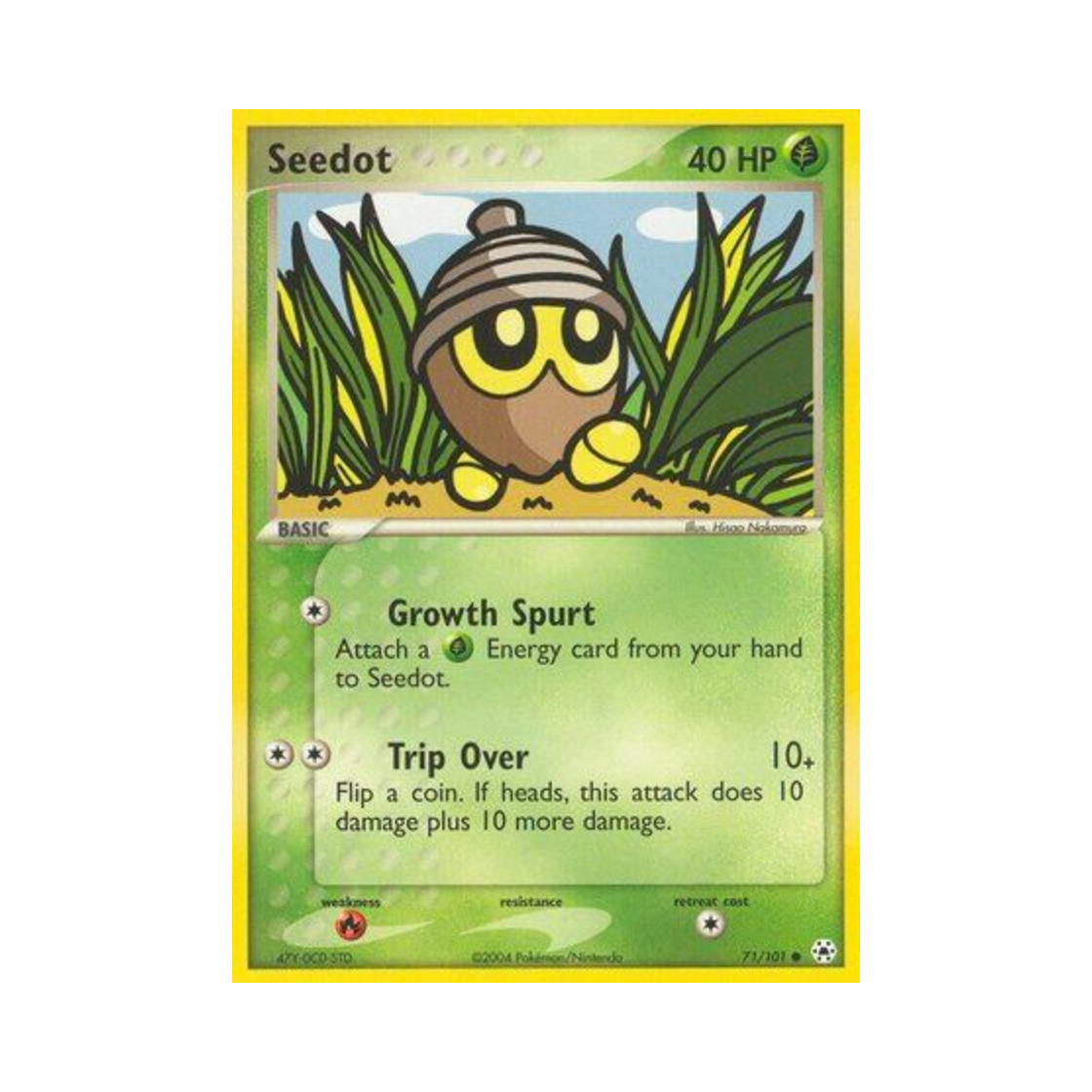 포켓몬 TCG 도토링 C EX 히든 레전드 (영문판)(Pokemon TCG Seedot C EX Hidden Legends (English Ver.)) - 1