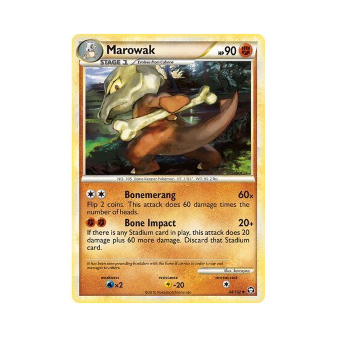 포켓몬 TCG 텅구리 U 트라이엄펀트 (영문판)(Pokemon TCG Marowak U Triumphant (English Ver.)) - 1