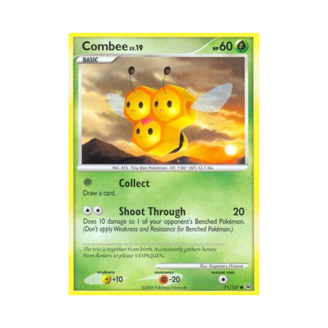 포켓몬 TCG 세꿀버리 C 플래티넘 (영문판)(Pokemon TCG Combee C Platinum (English Ver.)) - 1