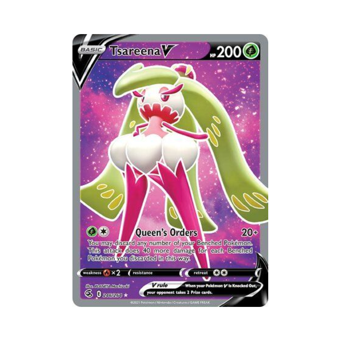 포켓몬 TCG 달코퀸 V RU 퓨전 스트라이크 (영문판)(Pokemon TCG Tsareena V RU Fusion Strike (English Ver.)) - 1