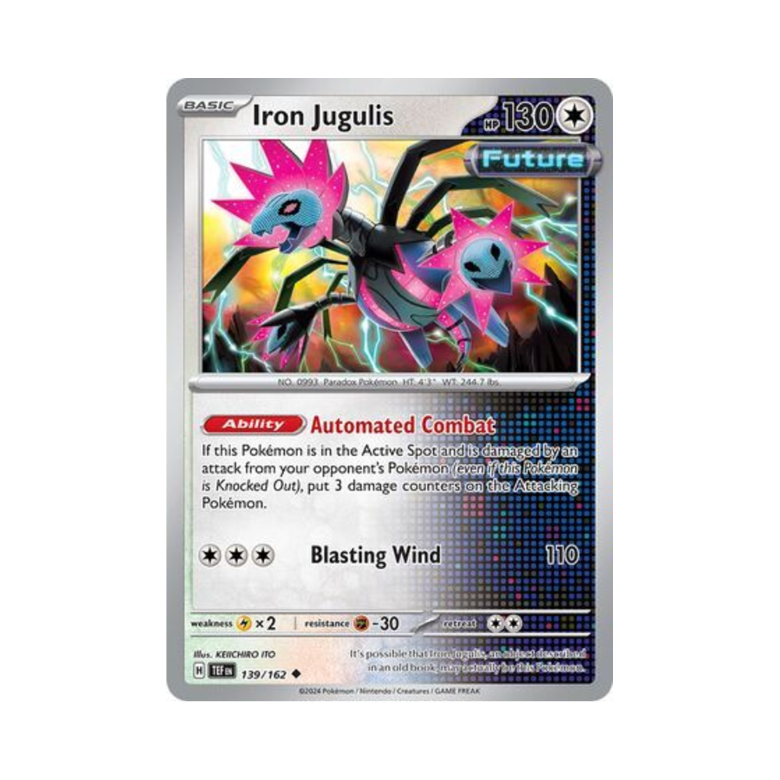 포켓몬 TCG 무쇠머리 U 템포럴 포시스 (영문판)(Pokemon TCG Iron Jugulis U Temporal Forces (English Ver.)) - 1